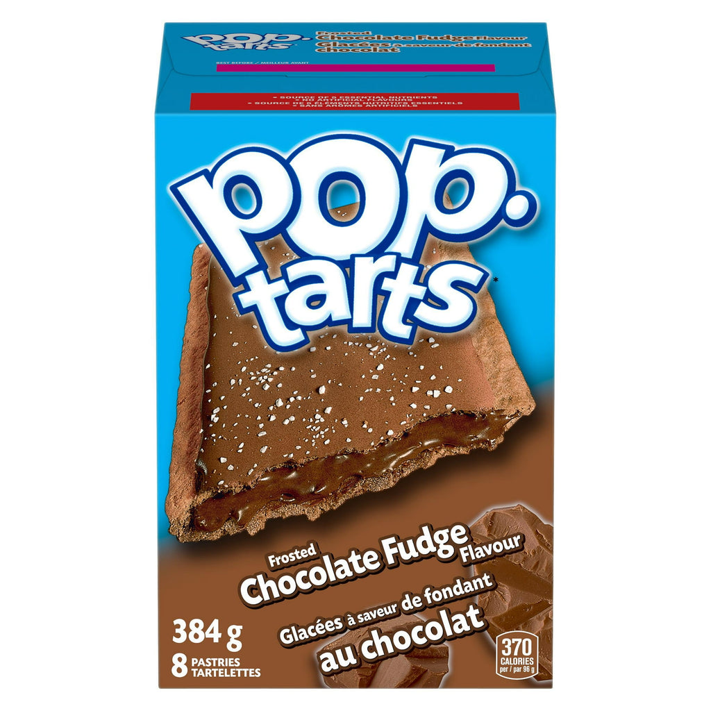 Kellogg's Pop-Tarts, Frosted Chocolate Fudge Flavored, 8 pastries, 384g/13.5 oz.