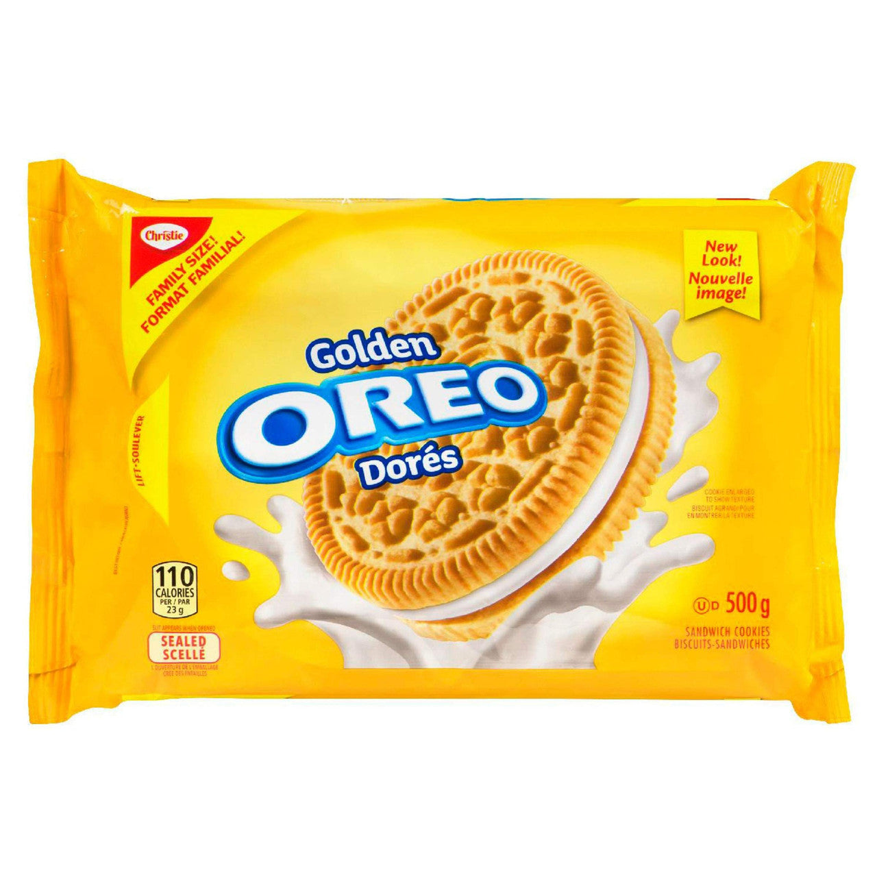 Christie Oreo Golden Cookies, 500g/17.6oz, (Imported from Canada)