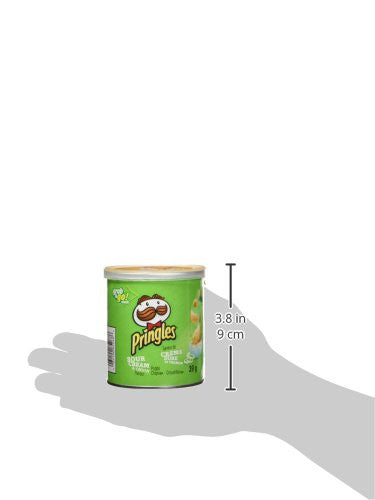 Pringles Sour Cream & Onion Potato Chips, 39g/1.4oz, (12 Pack) (Imported from Canada)