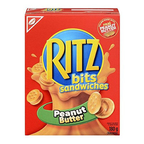 Ritz Bits Sandwiches Peanut Butter Flavour 180g/6.35oz {Imported from Canada}