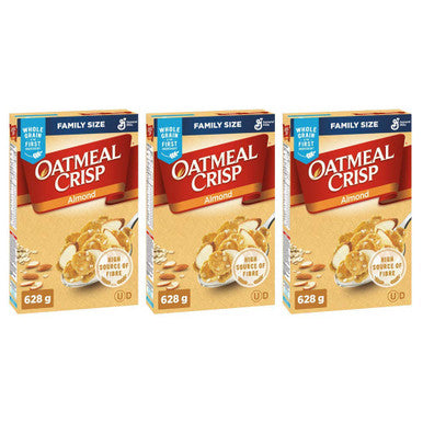 Oatmeal Crisp Almond Cereal Family 628g/22.15oz, 3-Pack {Imported From Canada}