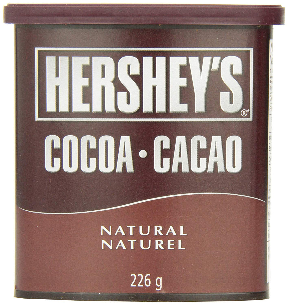 HERSHEY'S Baking Chocolate, Natural Unsweetened Cocoa, 226g/8oz., {Imported from Canada}