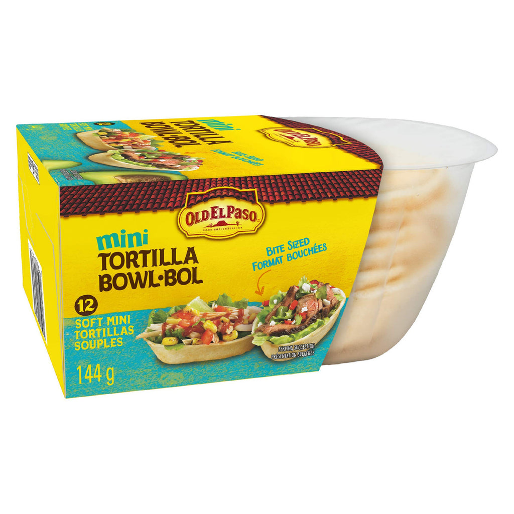 Old El Paso Mini Tortilla Bowls, 144g/5.1 oz., {Imported from Canada}