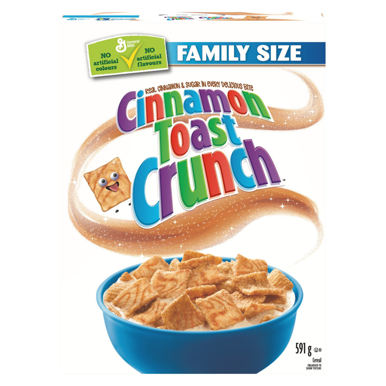 Cinnamon Toast Crunch Cereal, Family Size, 591g/20.8oz., {Imported from Canada}