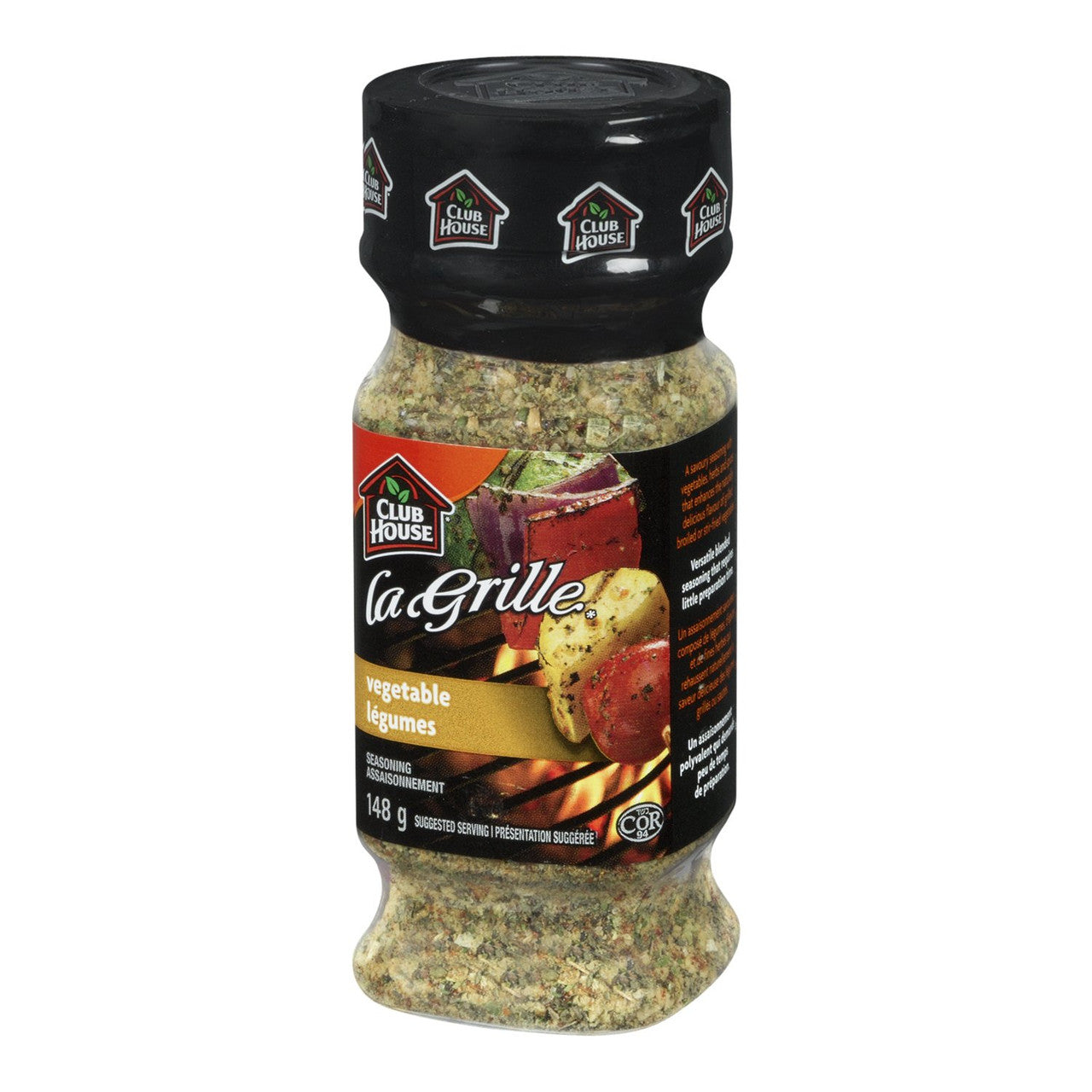 Club House La Grille Vegetable Seasoning,148g/5.22oz {Imported from Canada}