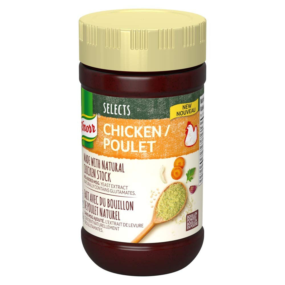 Knorr Selects Chicken Bouillon Powder, 200g/7.1oz., {Imported from Canada}