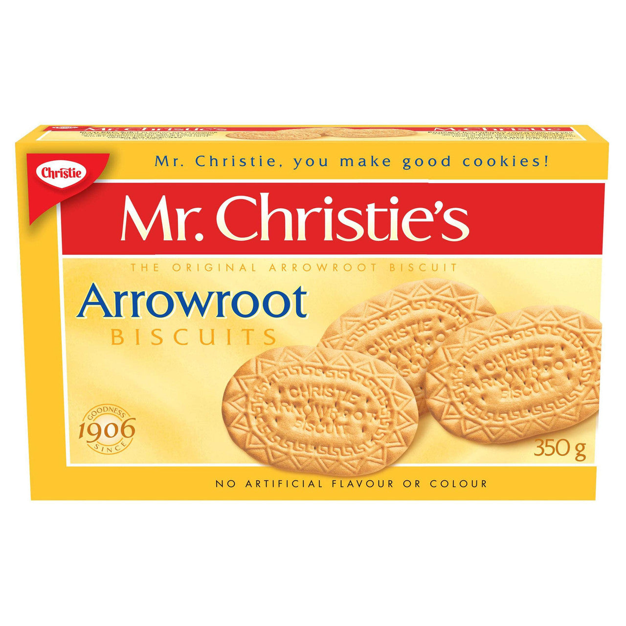 Mr Christie's The Original Arrowroot Biscuits Cookie 350g/12.35oz Canadian