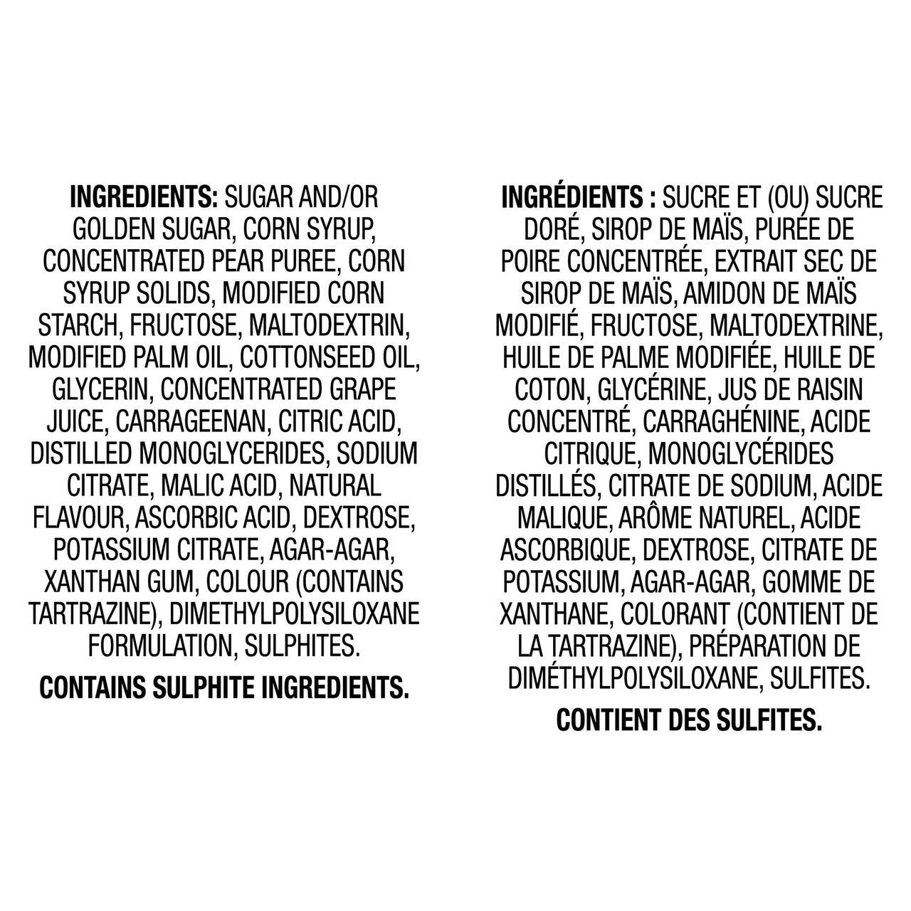 Betty Crocker Gushin Grape/Strawberry Gushers, 6ct 138g  {Canadian}