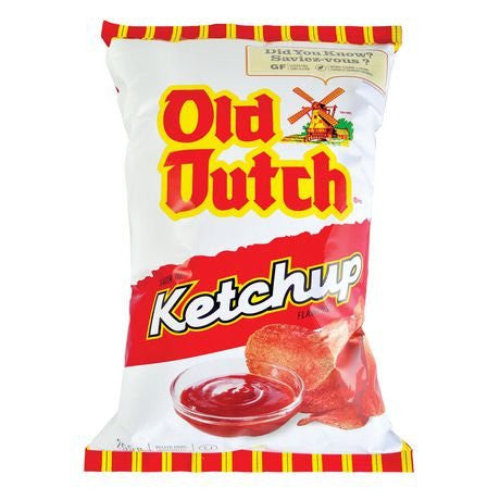 Old Dutch Ketchup Flavoured Chips - {Imported From Canada}
