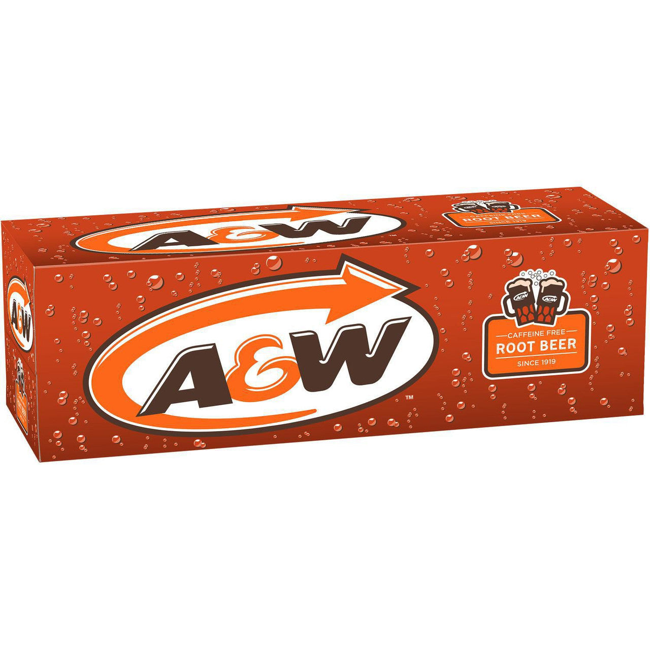 Lot of 12 A & W Root Beer Drink Cans 355ml 12 Fl. Oz. {Imported from Canada}
