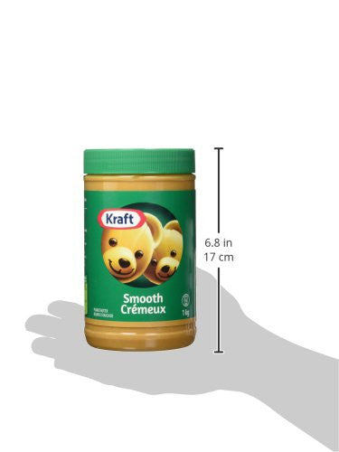 Kraft Peanut Butter Smooth, 1 Kg/35oz., {Imported From Canada}