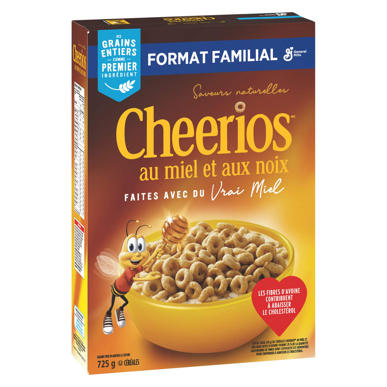 Cheerios Honey Nut Cereal Naturally Flavoured, 725g/25.6 oz., {Imported from Canada}