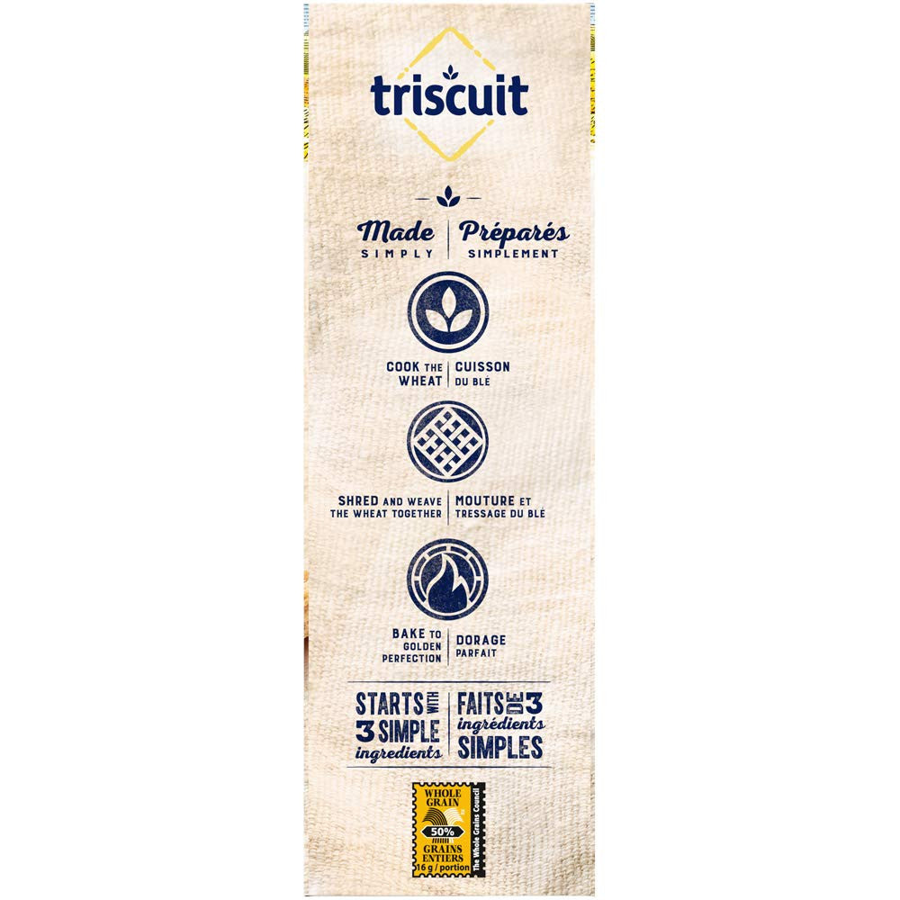 TRISCUIT Crackers, Original Flavour, 1 Box (200g/7.1 oz) {Imported from Canada}