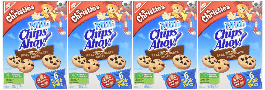 Chips Ahoy! Snak Paks Mini 180g/6.3oz. (4pk) {Imported from Canada}