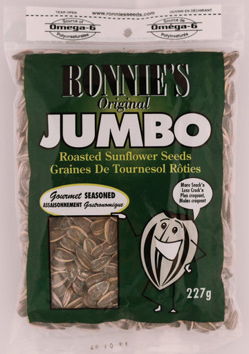 Ronnies Jumbo Seasoned Sunflower Seeds 227g{Imported from Canada}