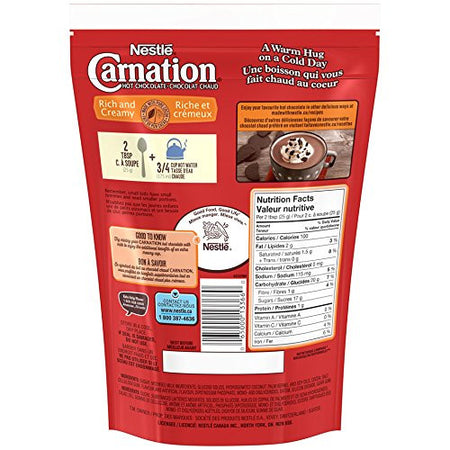 Nestle Carnation Rich and Creamy Hot Chocolate Mix, 450g {Imported from Canada}