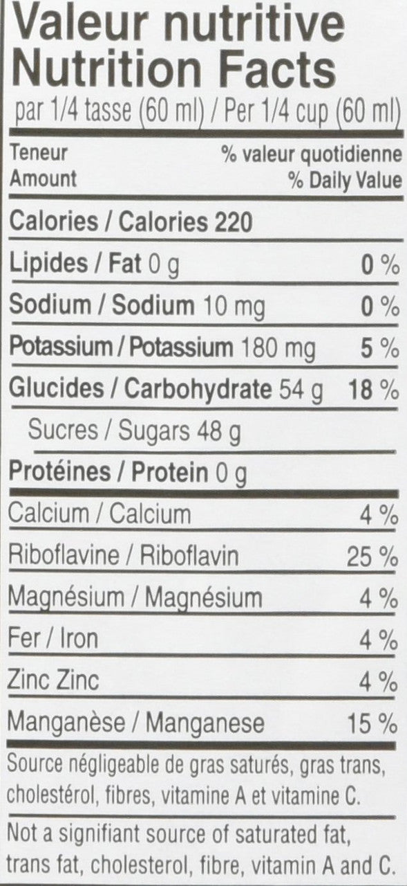 LABONTE 100% Maple Syrup, Canada No. 2 Amber, 250 Mililiters/8.5 Ounces