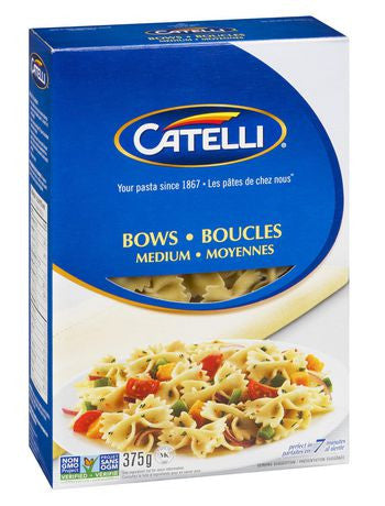 Catelli Medium Bows Pasta, 375g/13.2 oz., {Imported from Canada}