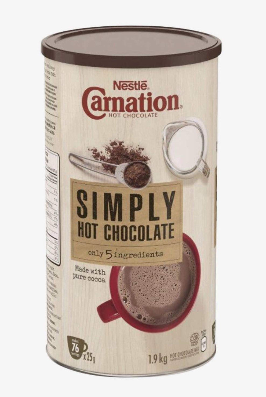 Nestle Carnation - Hot Chocolate Simply 5 Ingredients Powder Mix (~76 Servings, 1.9KG)