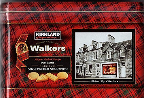 Kirkland Signature Walkers Premium Shortbread Gift Tin, 4.6 Pound