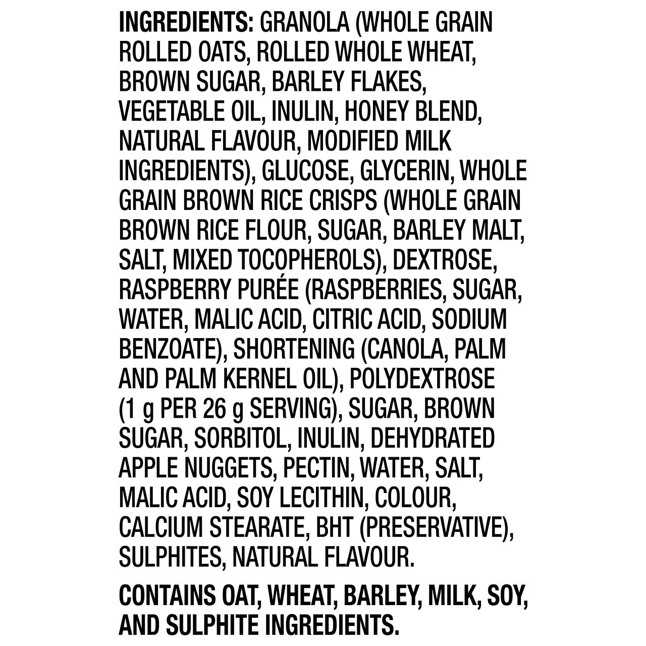 Quaker Chewy Raspberry Fruit Crumble, 156g/5.5oz/Box, 6 Bars Per Pack (Pack of 12) {Imported from Canada}