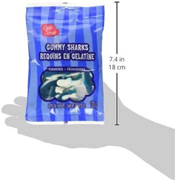 Lady Sarah Gummy Sharks, 120g/4.2 oz., {Imported from Canada}