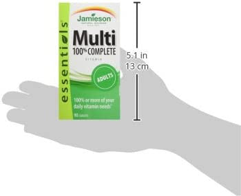 Jamieson Multi 100% Complete Vitamin - Adults - 90 Caplets {Imported from Canada}