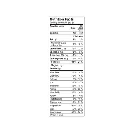 Kellogg's Mini-Wheats, Vanilla Latte Flavour, Cereal, 439g/15.5oz, {Imported from Canada}