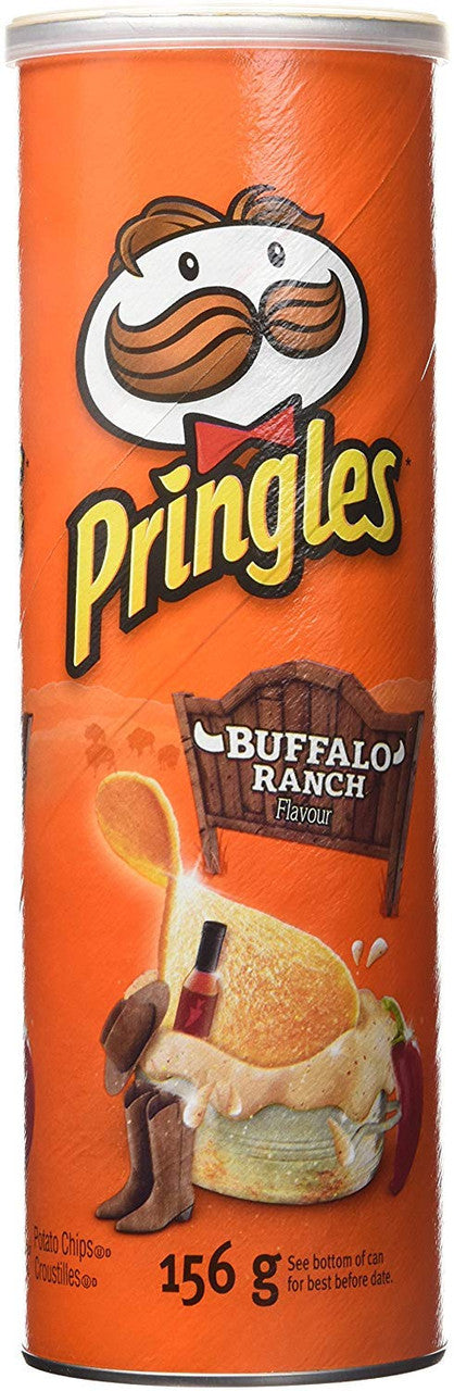 Pringles Buffalo Ranch Flavour Chips, 156g/5.5 oz., {Imported from Canada}