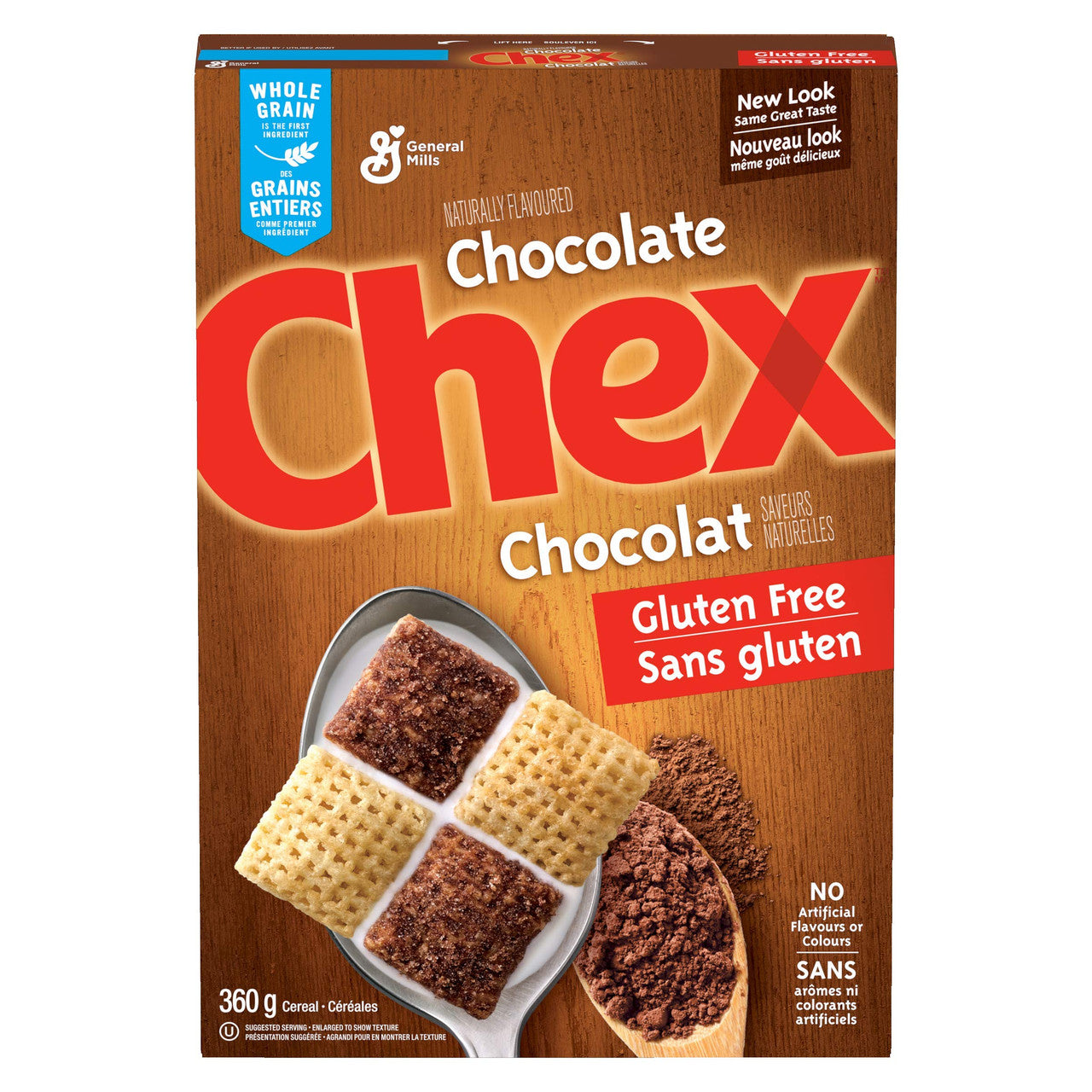 Chex Gluten Free Chocolate Cereal, 360g/12.7oz, (Imported from Canada)