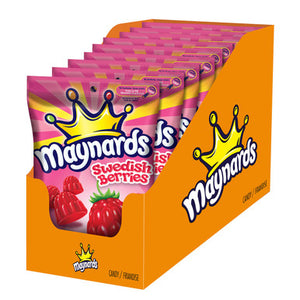 Maynards Swedish Berries, 185g, 9 Count - Imported From Canada 