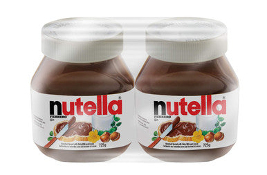 Nutella Hazelnut Chocolate Spread, 725g/25.6 oz., (2 pack) {Imported from Canada}