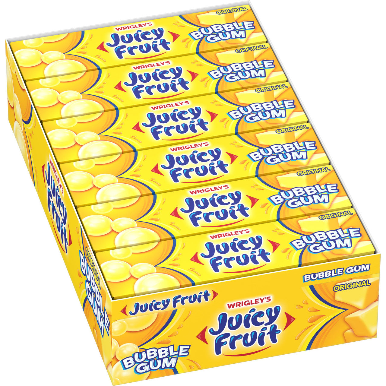Juicy Fruit Original Bubble Gum, 5 piece pack (18pks) {Imported from Canada}