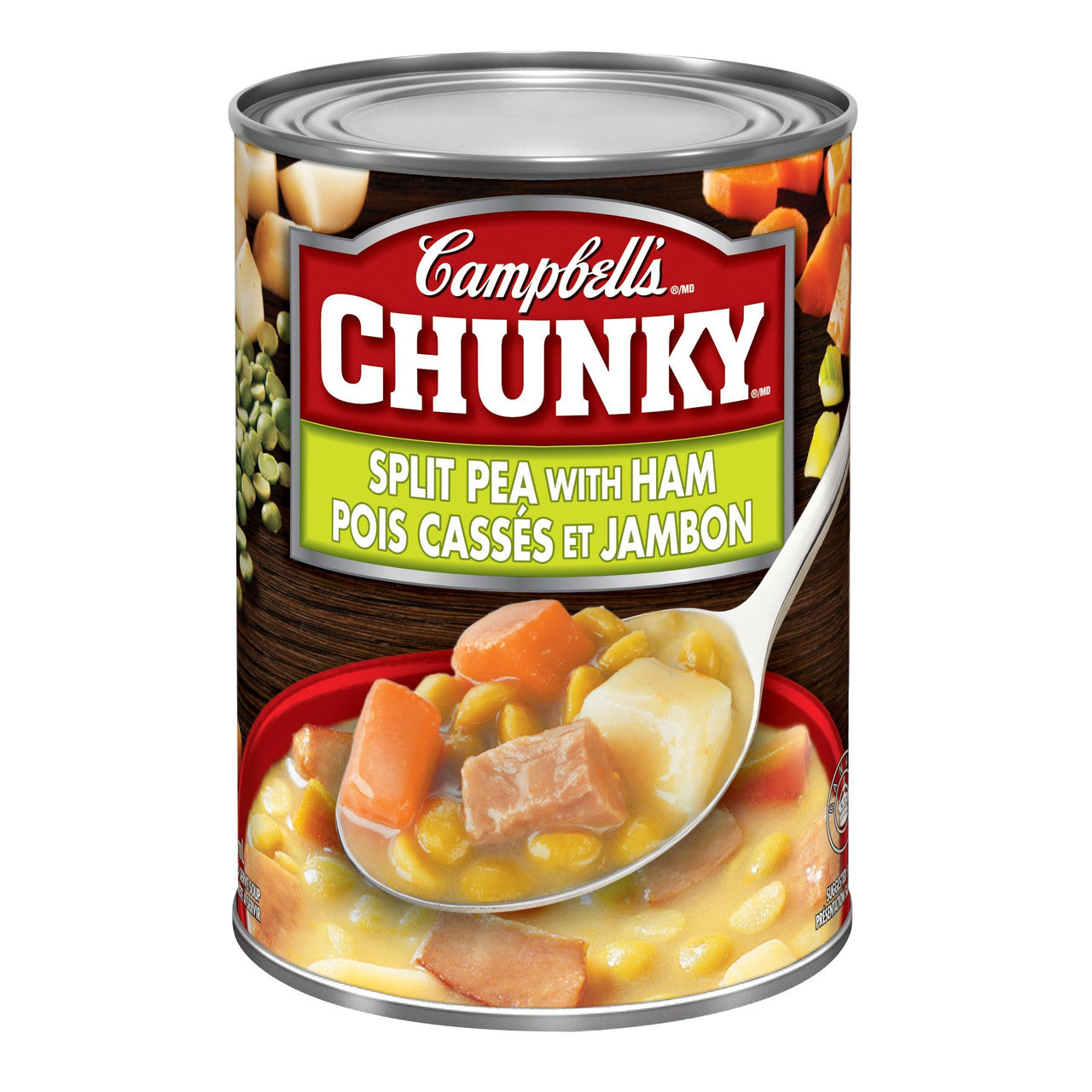 Campbell's Chunky Split Pea with Ham Soup, 540mL/18.3 oz. (Canadian)