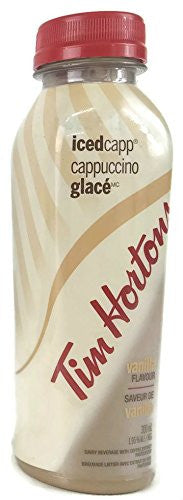 Tim Hortons IcedCapp Cappuccino Ready to Drink 10.1 oz (Vanilla, 8 Pack)