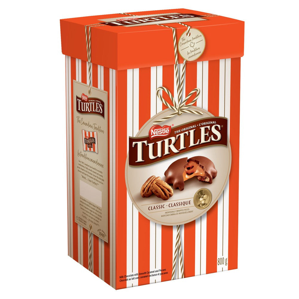 Nestle TURTLES Original Chocolates, 800g/1.8lbs., Box, {Imported from Canada}