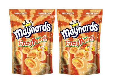 Maynards Fuzzy Peach Candy, 355g/12.5 oz., (2 Pack) - {Imported from Canada}