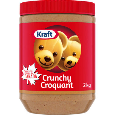 Kraft Crunchy Peanut Butter 2kg/4.4 lbs. {Imported from Canada}