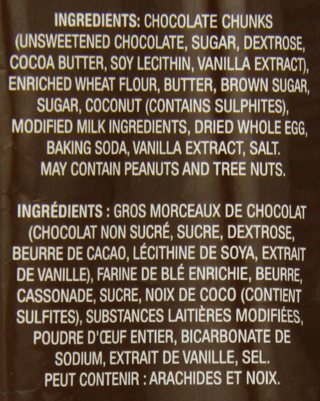 President's Choice the Decadent Chocolate Cookie, Chunk, 300g/10.6oz, {Imported from Canada}