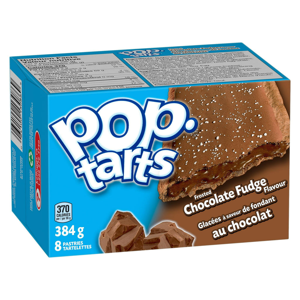 Kellogg's Pop-Tarts, Frosted Chocolate Fudge Flavored, 8 pastries, 384g/13.5 oz.