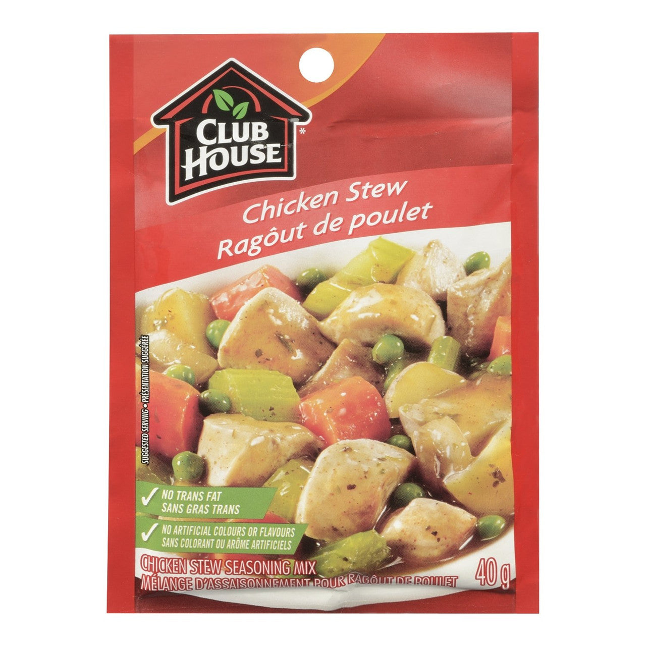 Club House Gluten Free Chicken Stew, 40g/1.4 oz., 12pk - {Imported from Canada}