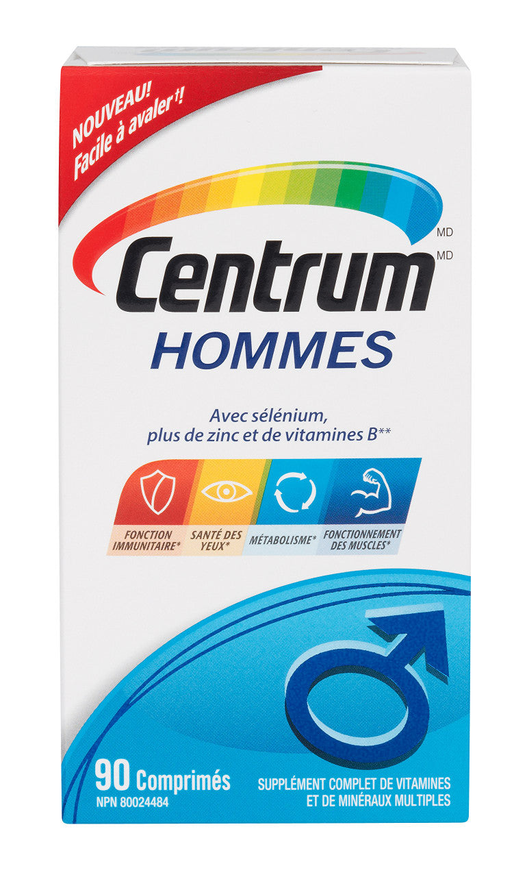 Centrum Multivitamins  for Men, 90 tabs {Imported from Canada}