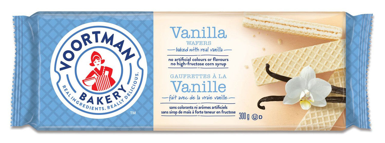 Voortman Vanilla Wafers, 300g/10.6 oz., {Imported from Canada}