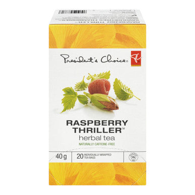 PC Raspberry Thriller Herbal Tea 40g/20ct {Imported from Canada}