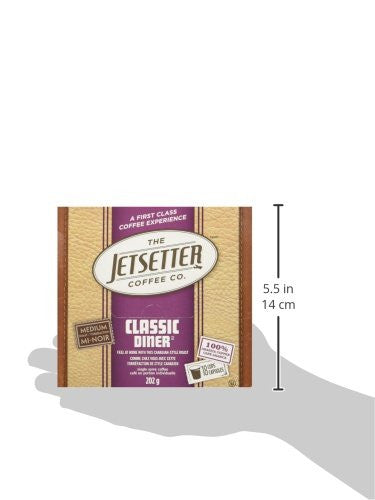The Jetsetter Coffee Classic Diner, 18-Count, 202gm {Imported from Canada}