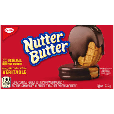 Christie Nutter Butter Fudge Cookies, 223g/7.9 oz {Imported from Canada}