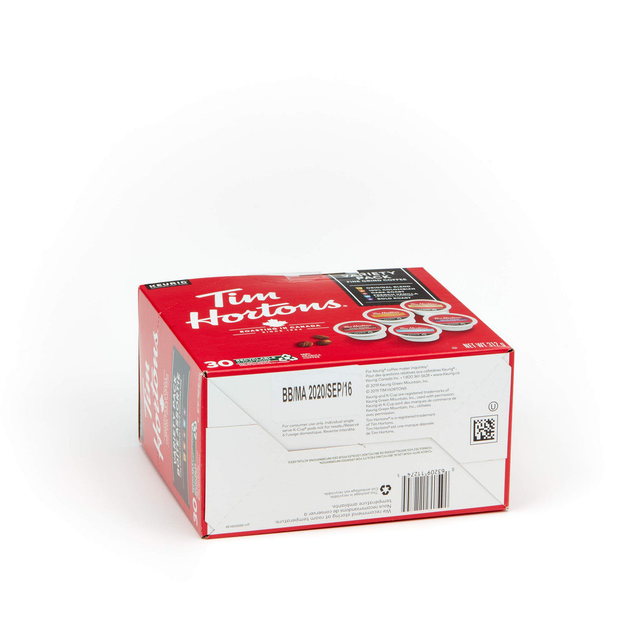 Tim Hortons Single Serve Coffee Cups, 30 Variety Pack, Keurig K-Cup 30ct  Pods