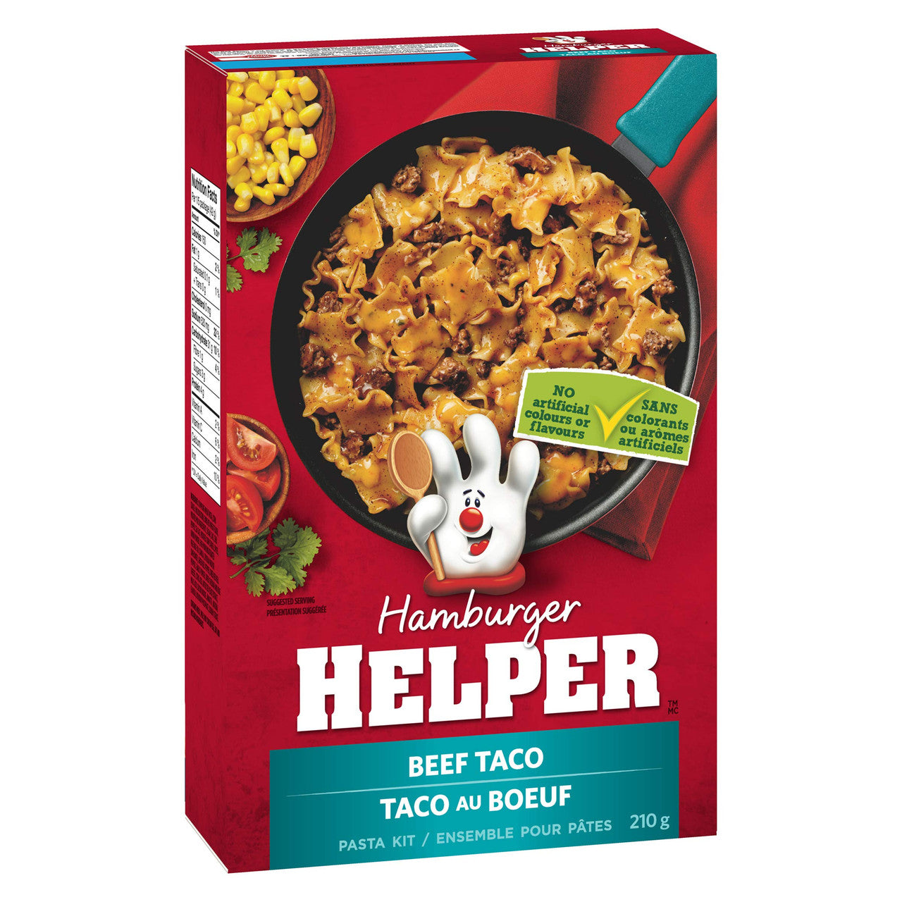 Hamburger Helper, Beef Taco, 210g/7.4oz., {Imported from Canada}