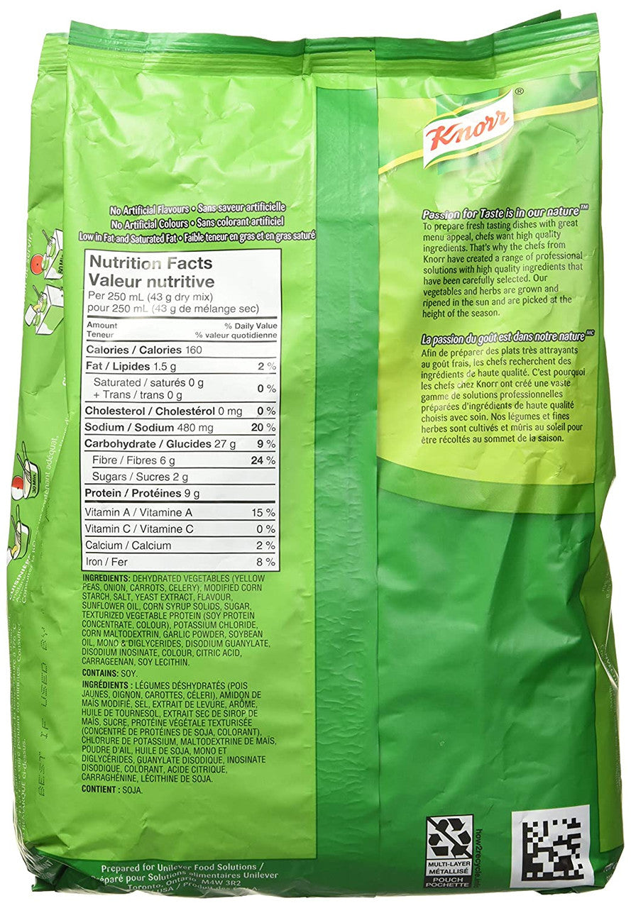 Knorr French Canadian Pea Soup Mix, 789g/ 27.83 oz., {Imported from Canada}