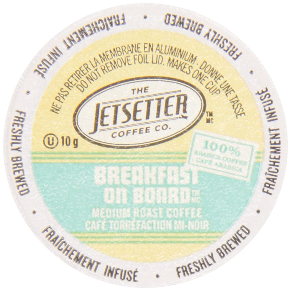 The Jetsetter Coffee, Breakfast on Board, 18ct, 171g Keurig {Imported from Canada}